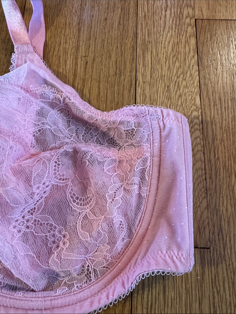🐷 Wacoal Retro Chic Unlined Underwire Bra - Bridal Rose - Picture 5 of 14